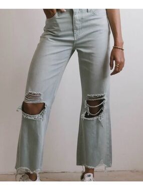 Vervet wide leg crop, size 26